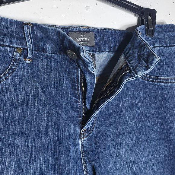 Chico's Womens So Slimming Mid Rise Medium Wash Denim Blue Jeans Size 5/6 Casual - Picture 6 of 12